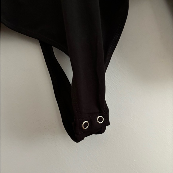 NWT Express Houndstooth Long Sleeve Bodysuit - Picture 2 of 8